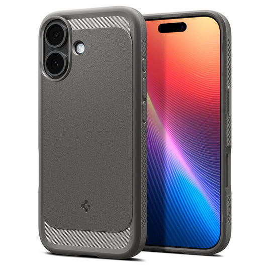 Θήκη MagSafe για Apple iPhone 17, Spigen, Rugged Armor, Γκρι