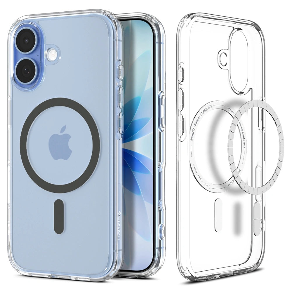 Θήκη MagSafe για Apple iPhone 17, Spigen, Ultra Hybrid, Γκρι ACS10381