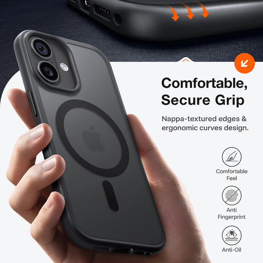 Θήκη MagSafe για Apple iPhone 17, Torras, Guardian, Μαύρη