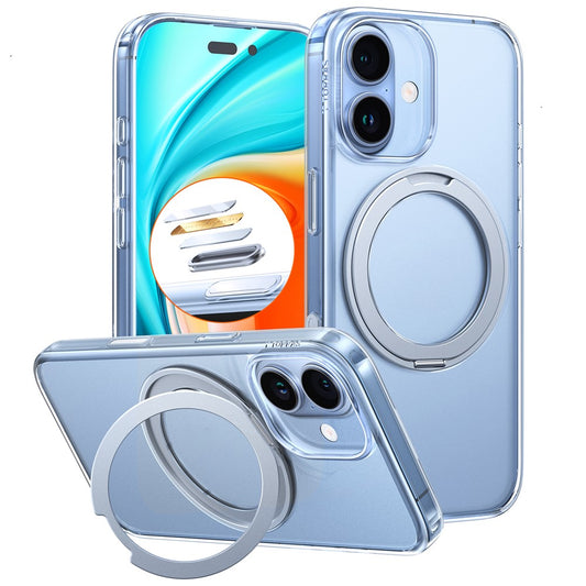 MagSafe Case for Apple iPhone 17, Torras, Ostand Pro, Transparent