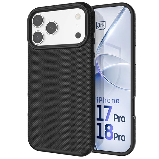 Θήκη MagSafe για Apple iPhone 18 Pro / 17 Pro, 3MK, Fortis, Μαύρη