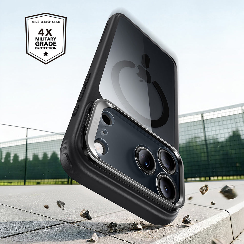 Θήκη MagSafe για Apple iPhone 18 Pro / 17 Pro, ESR, Classic Hybrid Kickstand, Μαύρη Διαφανής