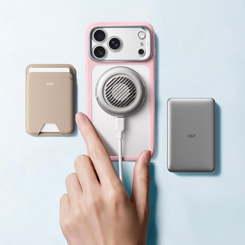 Θήκη MagSafe για Apple iPhone 18 Pro / 17 Pro, ESR, Classic Hybrid Kickstand, Ροζ Σατινέ