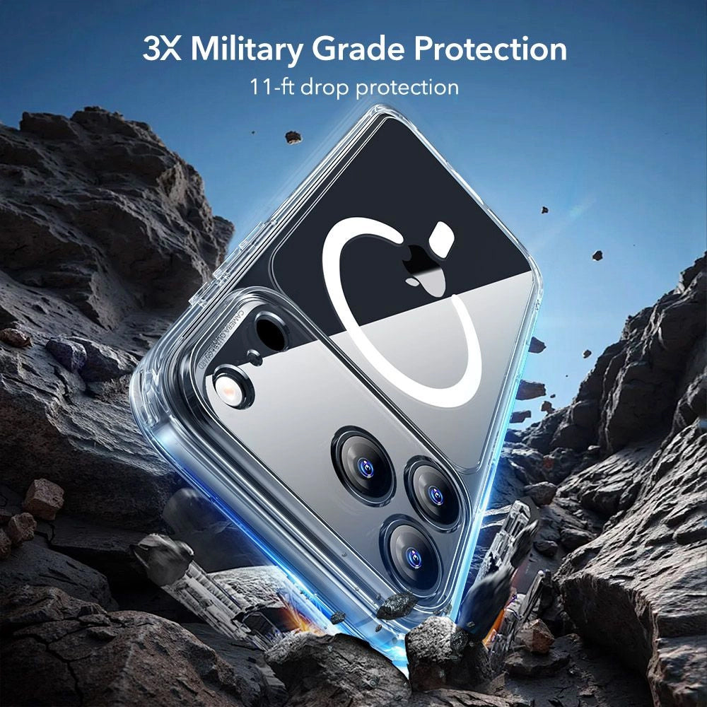 Θήκη MagSafe για Apple iPhone 18 Pro / 17 Pro, ESR, Classic Hybrid με Προστατευτικό Οθόνης, Διαφανής