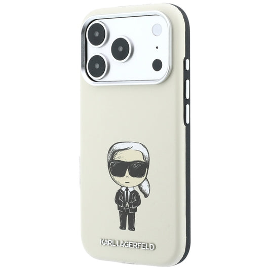Θήκη MagSafe για Apple iPhone 18 Pro / 17 Pro, Karl Lagerfeld, Ikonik Sketch, Μπεζ