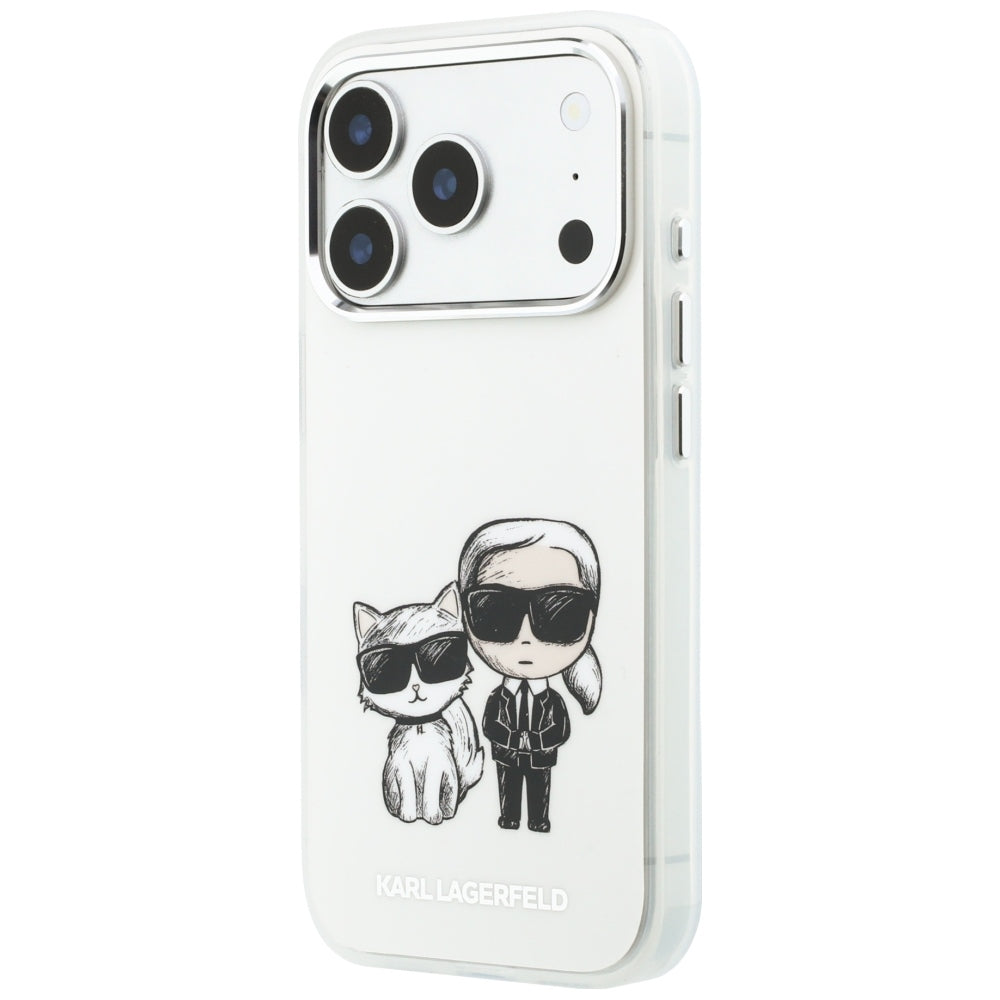 Θήκη MagSafe για Apple iPhone 18 Pro / 17 Pro, Karl Lagerfeld, IML KC Bodies Sketch Print, Μπεζ