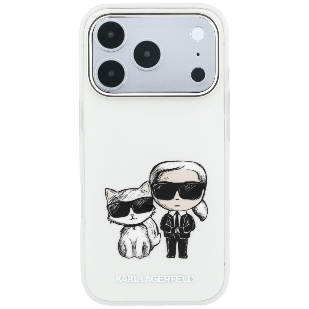Θήκη MagSafe για Apple iPhone 18 Pro / 17 Pro, Karl Lagerfeld, IML KC Bodies Sketch Print, Μπεζ