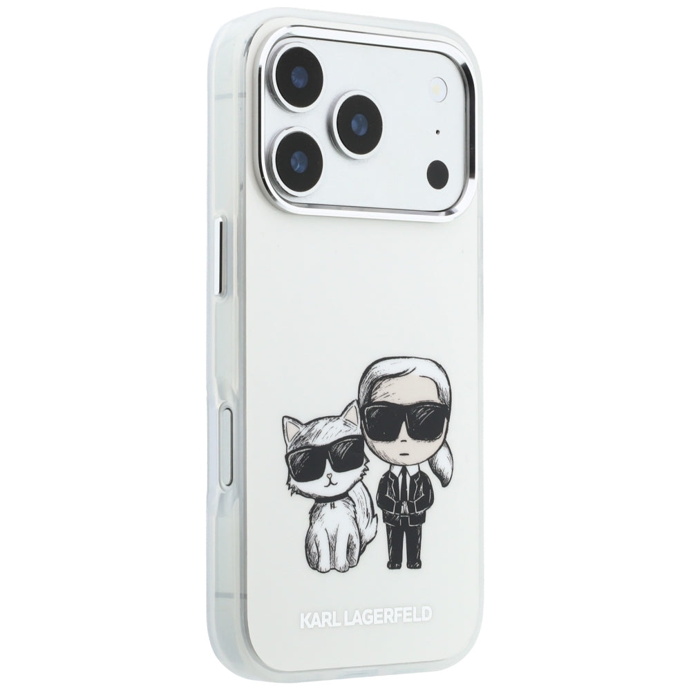 Θήκη MagSafe για Apple iPhone 18 Pro / 17 Pro, Karl Lagerfeld, IML KC Bodies Sketch Print, Μπεζ