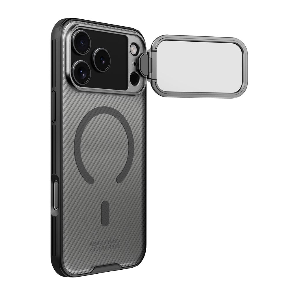 Θήκη MagSafe για Apple iPhone 18 Pro / 17 Pro, Nillkin, CamShield Prop, Μαύρη Διαφανής