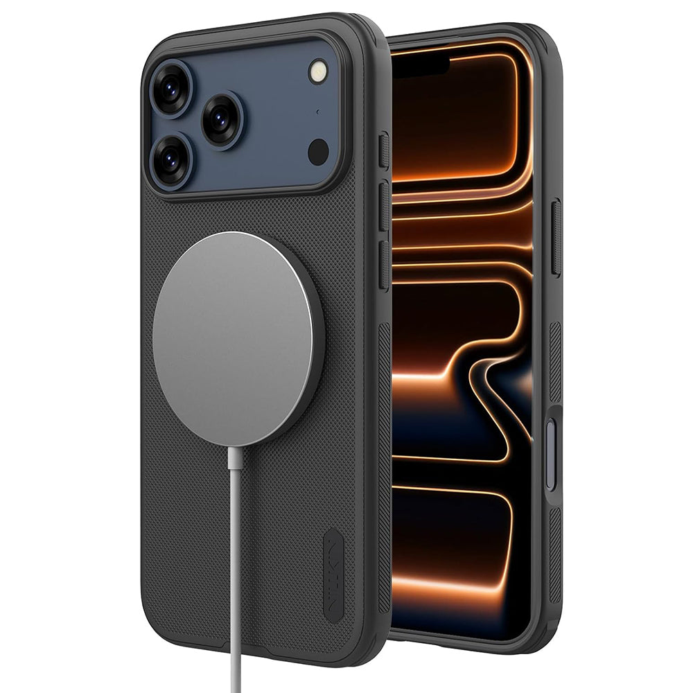 Θήκη MagSafe για Apple iPhone 18 Pro / 17 Pro, Nillkin, Super Shield Pro, Μαύρο Σατινέ