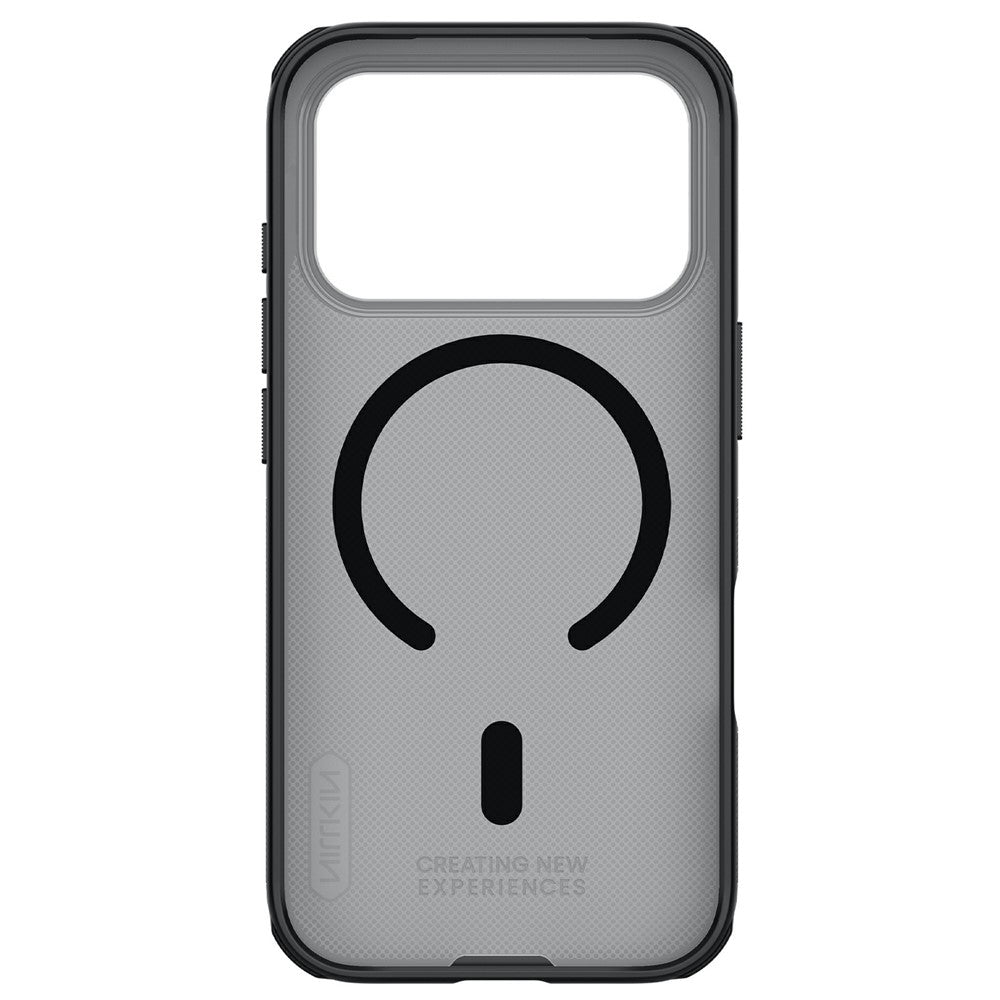 Θήκη MagSafe για Apple iPhone 18 Pro / 17 Pro, Nillkin, Super Shield Pro, Μαύρη Διαφανής Σατινέ