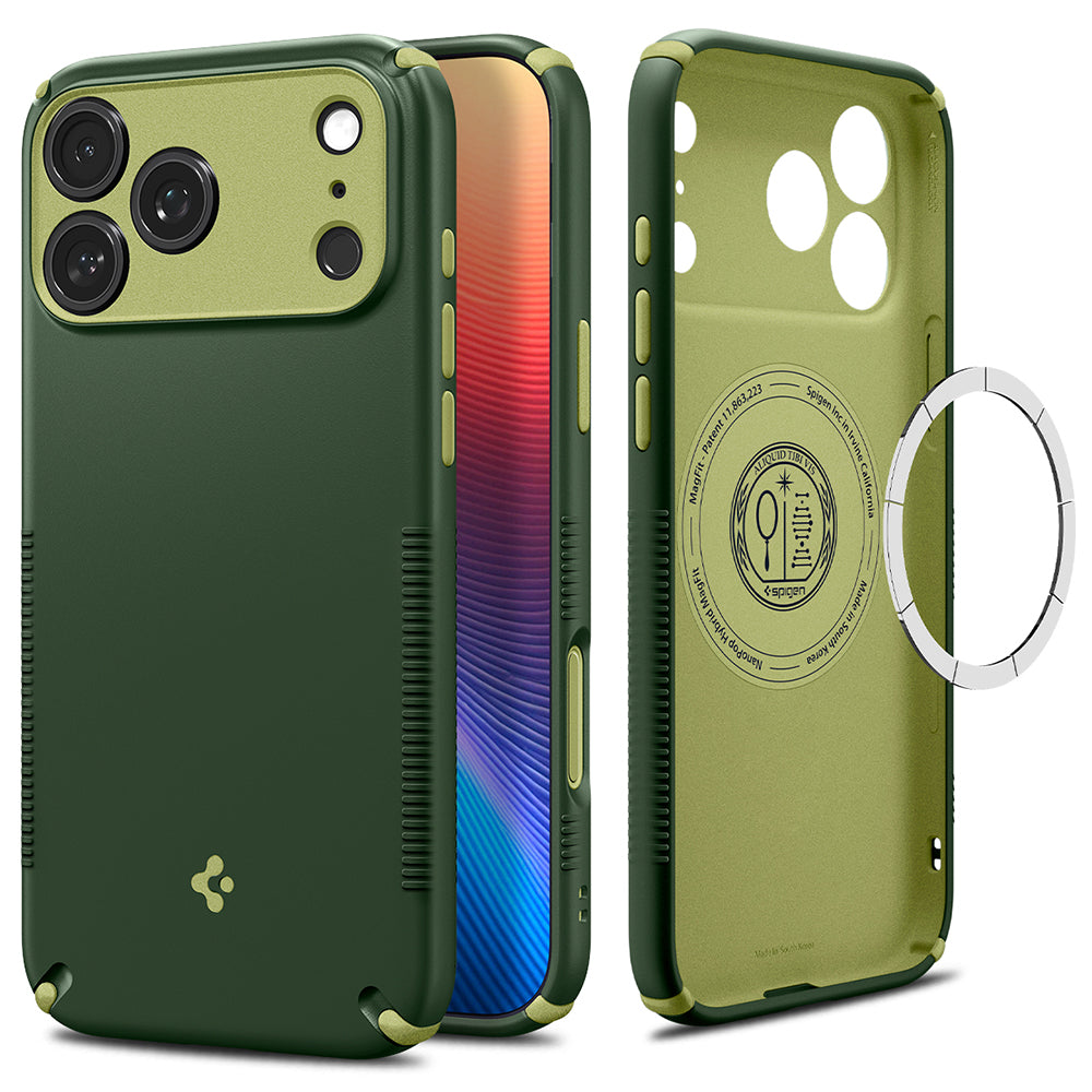 Θήκη MagSafe για Apple iPhone 18 Pro / 17 Pro, Spigen, Caseology Nano Pop Hybrid, Πράσινο ACS12176