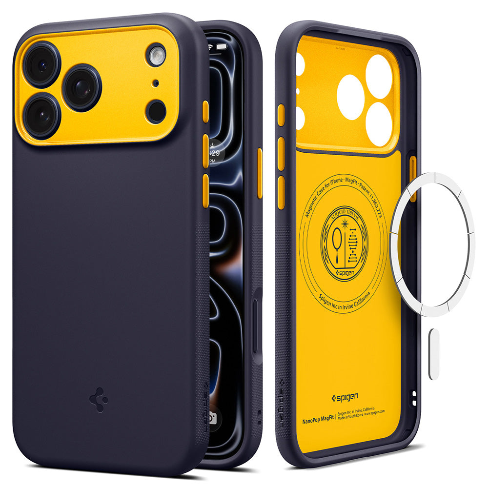 Θήκη MagSafe για Apple iPhone 18 Pro / 17 Pro, Spigen, Caseology Nano Pop, Μωβ ACS12178