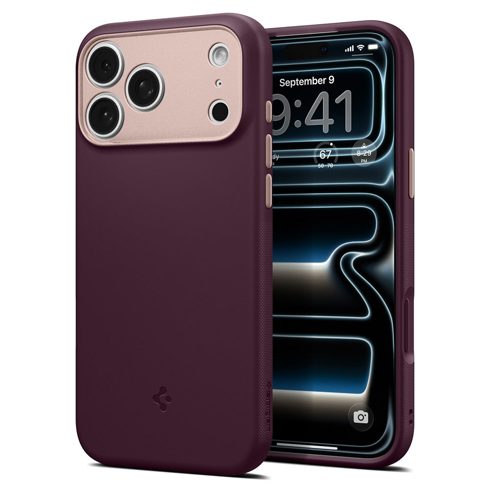 Θήκη MagSafe για Apple iPhone 18 Pro / 17 Pro, Spigen, Caseology Nano Pop, Βυσσινί ACS12179