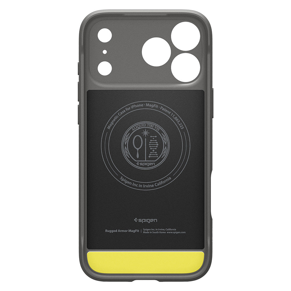 Θήκη MagSafe για Apple iPhone 18 Pro / 17 Pro, Spigen, Rugged Armor, Γκρι ACS12148