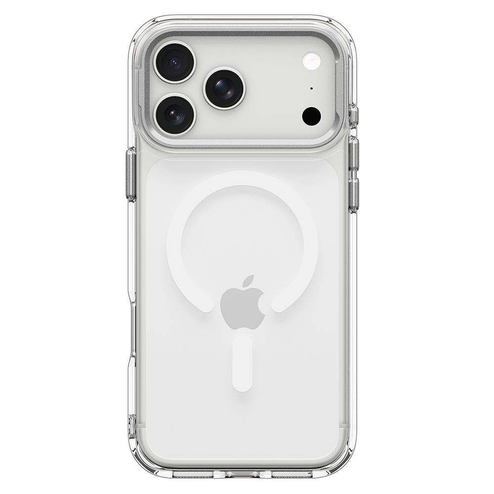 Θήκη MagSafe για Apple iPhone 18 Pro / 17 Pro, Spigen, Ultra Hybrid Optik S, Ασημί Διαφανής ACS11921