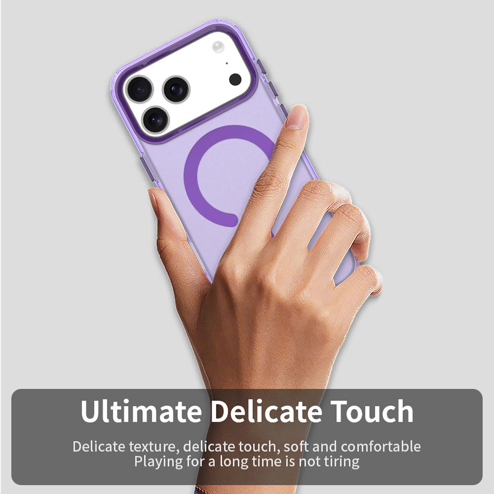 Θήκη MagSafe για Apple iPhone 18 Pro / 17 Pro, Techsuit, CandyCase, Μωβ