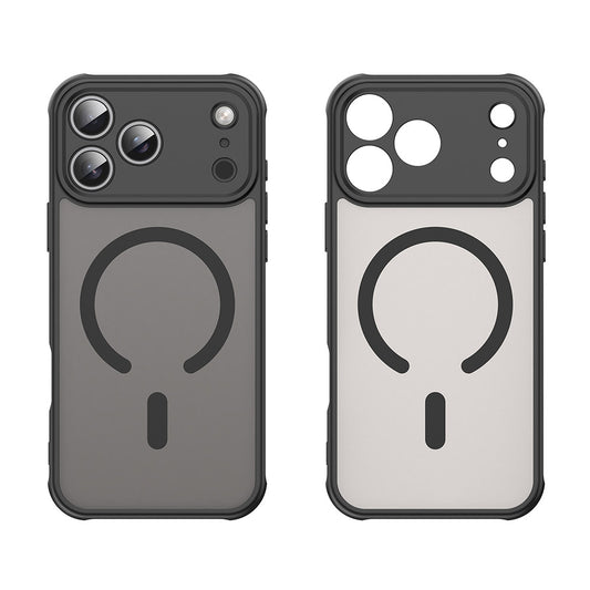 MagSafe Case for Apple iPhone 18 Pro / 17 Pro, Techsuit, HaloFrost II, Black