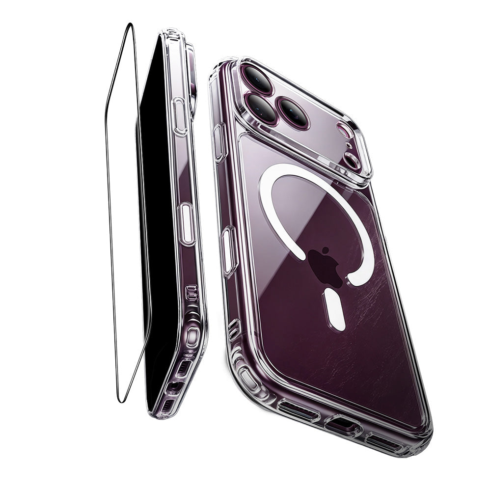 Θήκη MagSafe για Apple iPhone 18 Pro Max / 17 Pro Max, ESR, Classic Hybrid με Προστατευτικό Οθόνης, Διαφανής