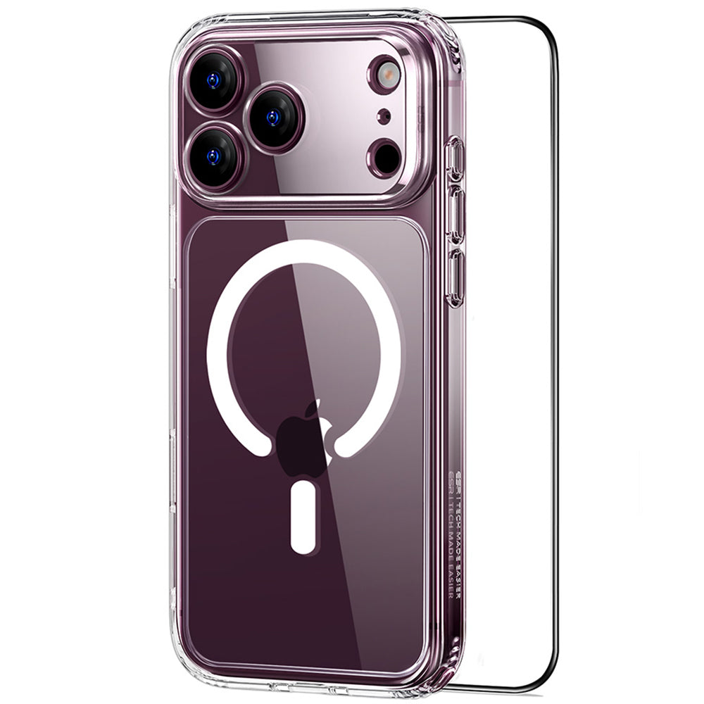 Θήκη MagSafe για Apple iPhone 18 Pro Max / 17 Pro Max, ESR, Classic Hybrid με Προστατευτικό Οθόνης, Διαφανής