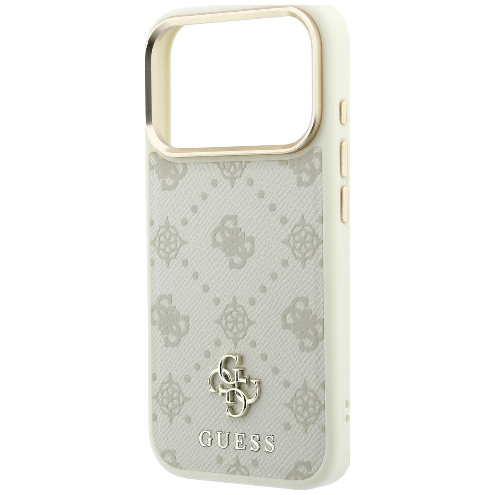 Θήκη MagSafe για Apple iPhone 18 Pro Max / 17 Pro Max, Guess, Peony 4G Small Logo, Μπεζ