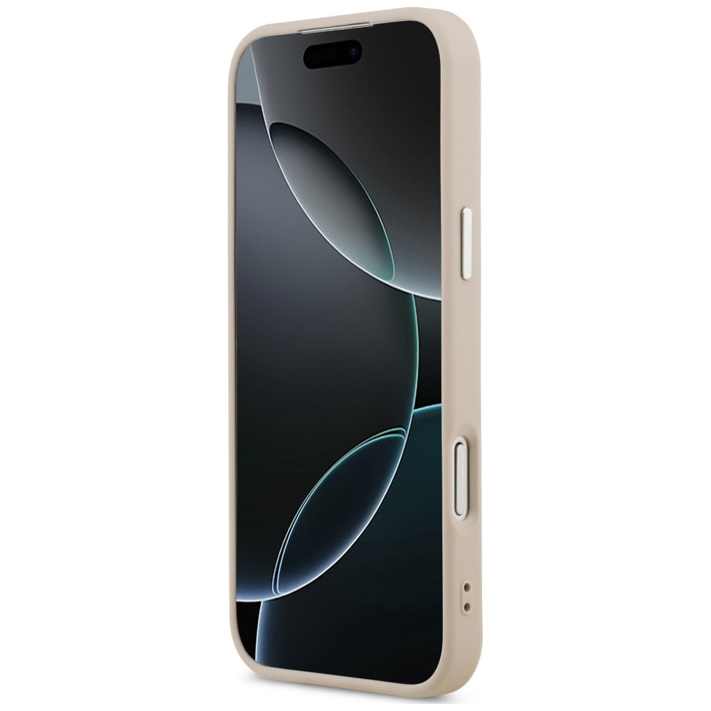 Θήκη MagSafe για Apple iPhone 18 Pro Max / 17 Pro Max, Guess, Triangle Logo, Ροζ