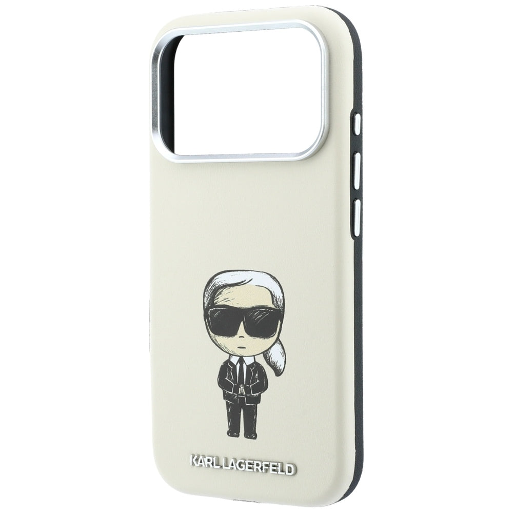 Θήκη MagSafe για Apple iPhone 18 Pro Max / 17 Pro Max, Karl Lagerfeld, Ikonik Sketch, Μπεζ