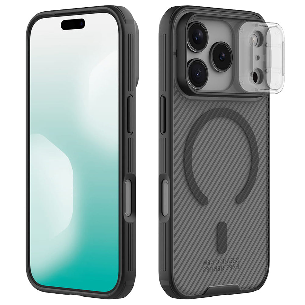 Θήκη MagSafe για Apple iPhone 18 Pro Max / 17 Pro Max, Nillkin, CamShield Pro, Μαύρη Διαφανής