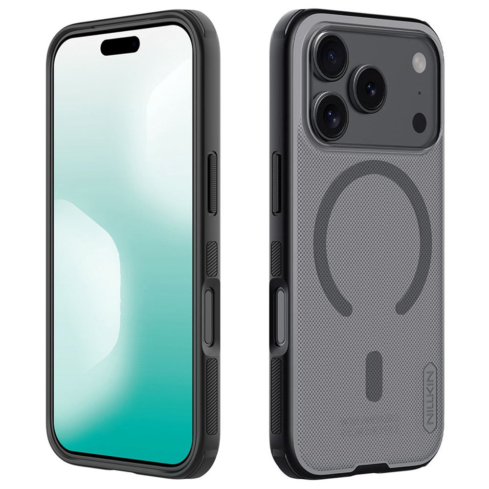 Θήκη MagSafe για Apple iPhone 18 Pro Max / 17 Pro Max, Nillkin, Super Shield Pro, Μαύρη Διαφανής Σατινέ