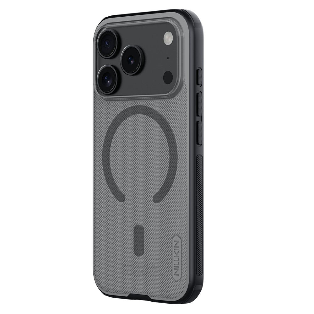 Θήκη MagSafe για Apple iPhone 18 Pro Max / 17 Pro Max, Nillkin, Super Shield Pro, Μαύρη Διαφανής Σατινέ