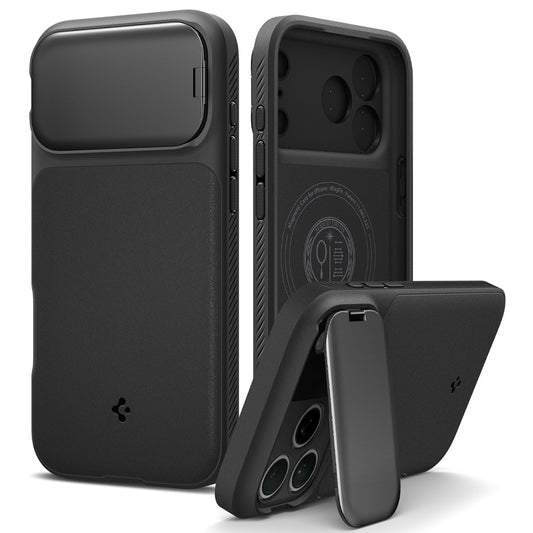 Θήκη MagSafe για Apple iPhone 18 Pro Max / 17 Pro Max, Spigen, Optik Armor, Μαύρη ACS09900