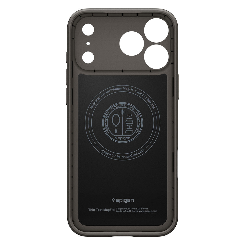 Θήκη MagSafe για Apple iPhone 18 Pro Max / 17 Pro Max, Spigen, Thin Fit, Γκρι ACS12107