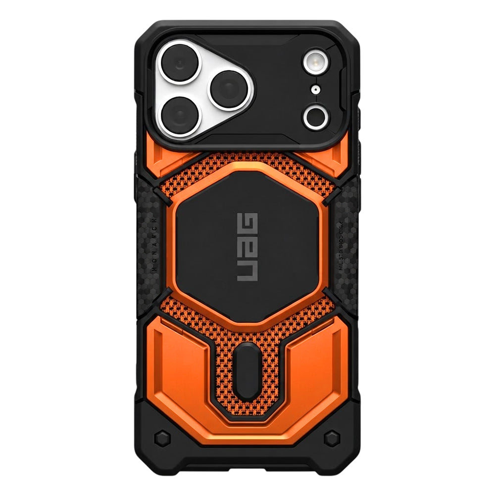 Θήκη MagSafe για Apple iPhone 18 Pro Max / 17 Pro Max, Urban Armor Gear, Monarch Pro Kevlar, Πορτοκαλί