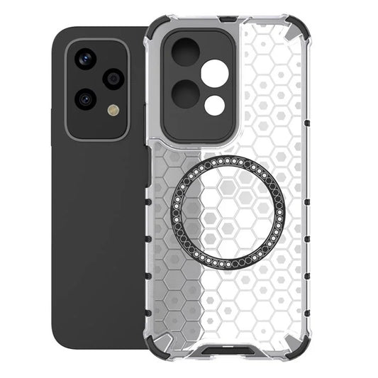 Θήκη MagSafe για Honor 200 Lite, Techsuit, HoneyComb Shield, Λευκό