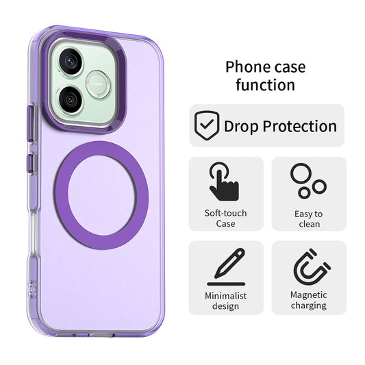 Θήκη MagSafe για Honor 600 Lite, Techsuit, CandyCase, Μωβ