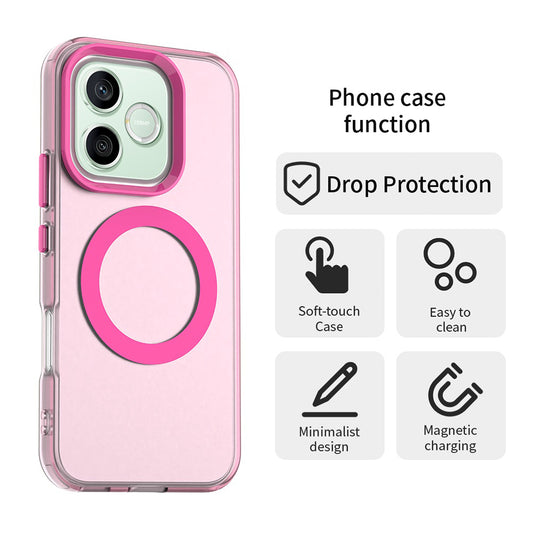 Θήκη MagSafe για Honor 600 Lite, Techsuit, CandyCase, Ροζ