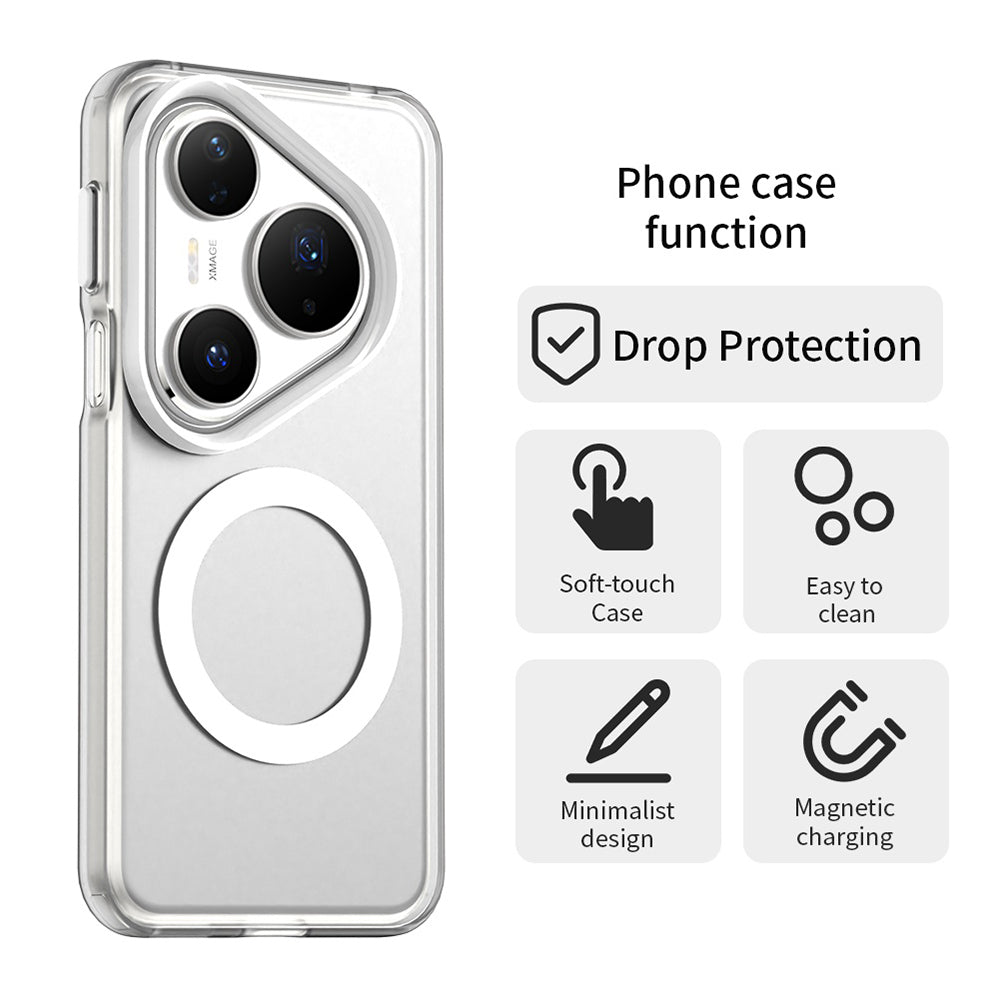 Θήκη MagSafe για Huawei Pura 80 Pro, Techsuit, CandyCase, Λευκό