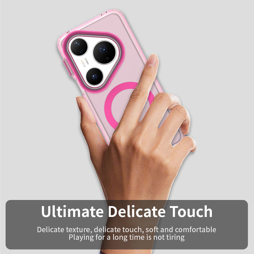 Θήκη MagSafe για Huawei Pura 80 Pro, Techsuit, CandyCase, Ροζ
