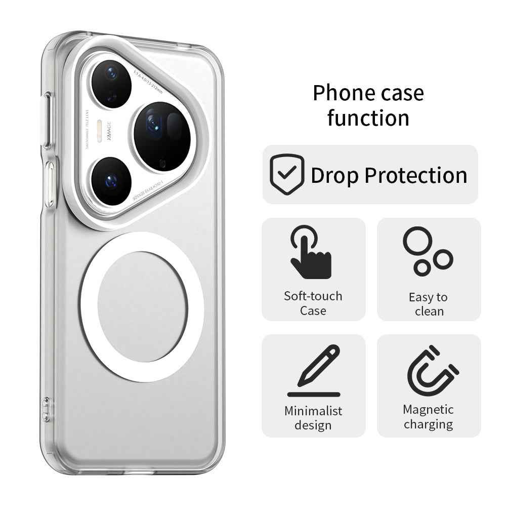 Θήκη MagSafe για Huawei Pura 80 Ultra, Techsuit, CandyCase, Λευκό