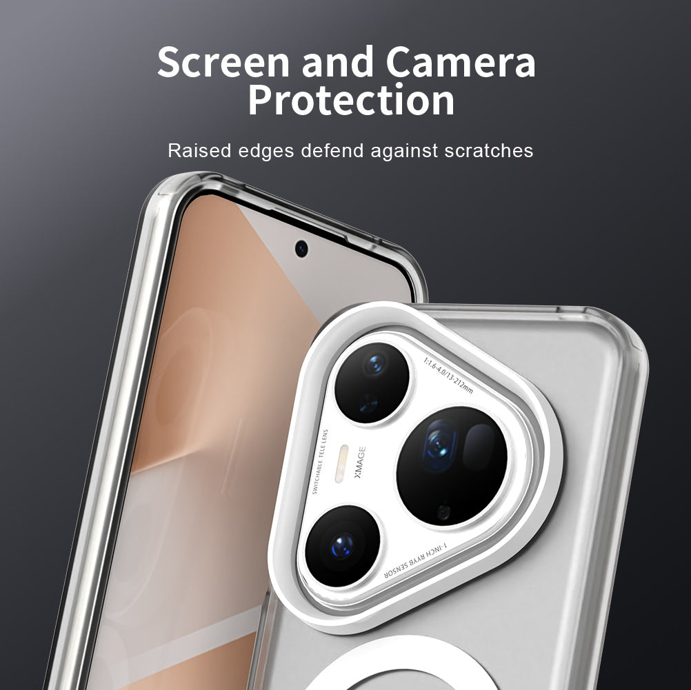 Θήκη MagSafe για Huawei Pura 80 Ultra, Techsuit, CandyCase, Λευκό