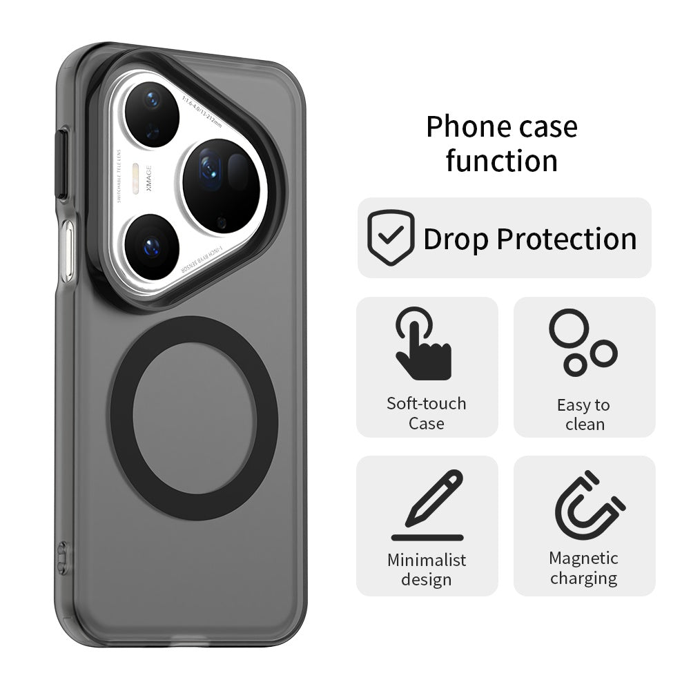 Θήκη MagSafe για Huawei Pura 80 Ultra, Techsuit, CandyCase, Μαύρο