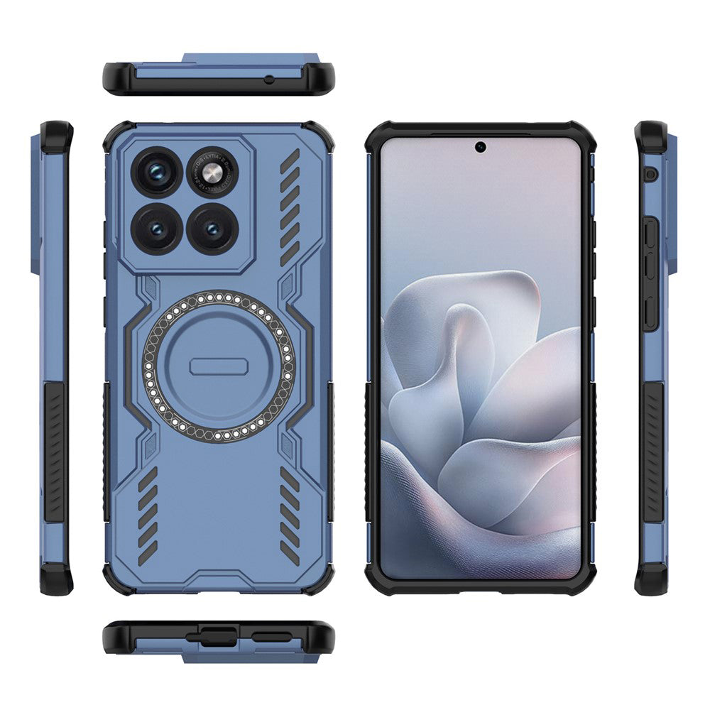 Θήκη MagSafe για Motorola Edge 70 Fusion, Techsuit, ArmorMag, Μπλε