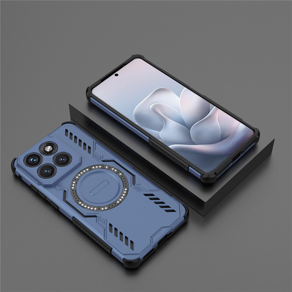 Θήκη MagSafe για Motorola Edge 70 Fusion, Techsuit, ArmorMag, Μπλε