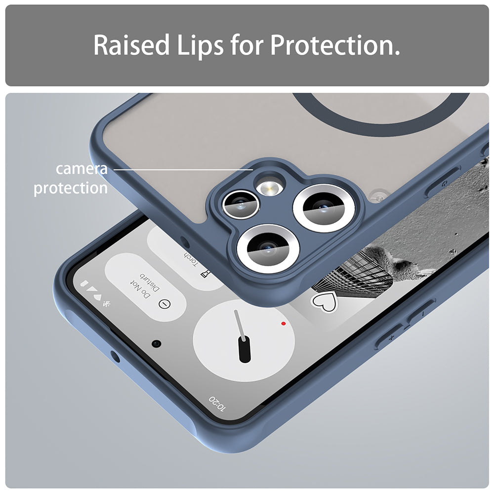 Θήκη MagSafe για Nothing CMF Phone 2 Pro, Techsuit, HaloFrost II, Μπλε Σκούρο