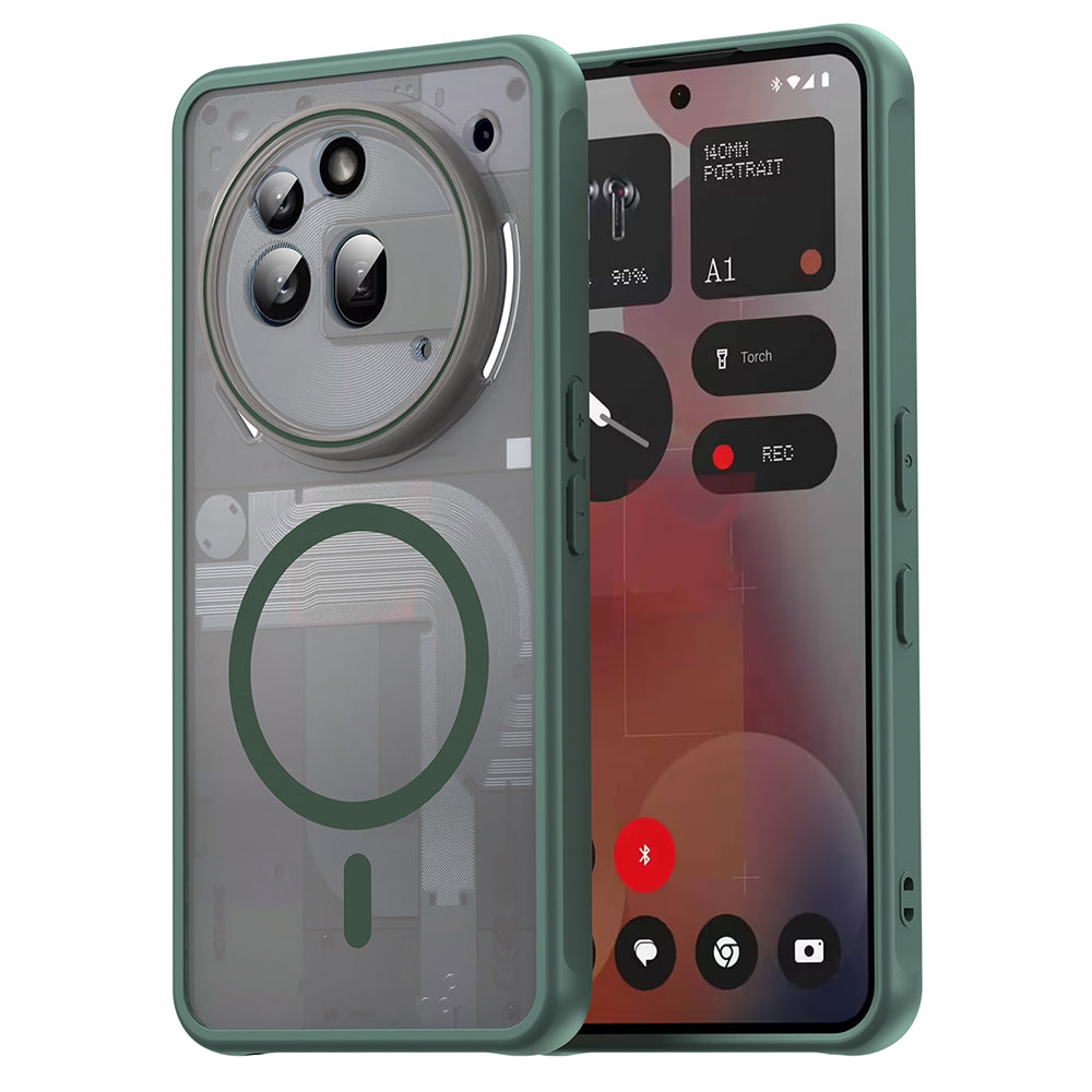 Θήκη MagSafe για Nothing Phone (3a) Pro, Techsuit, HaloFrost II, Πράσινο