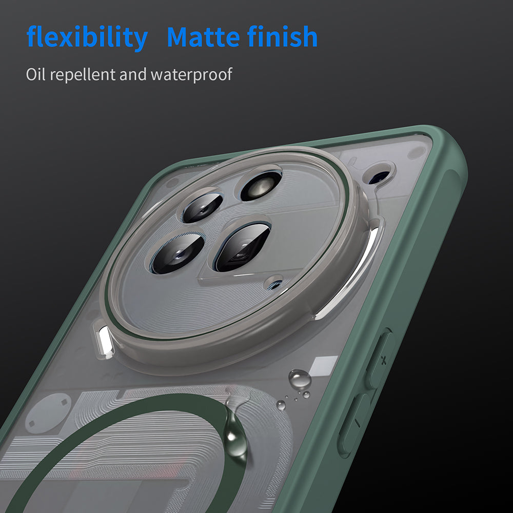 Θήκη MagSafe για Nothing Phone (3a) Pro, Techsuit, HaloFrost II, Πράσινο