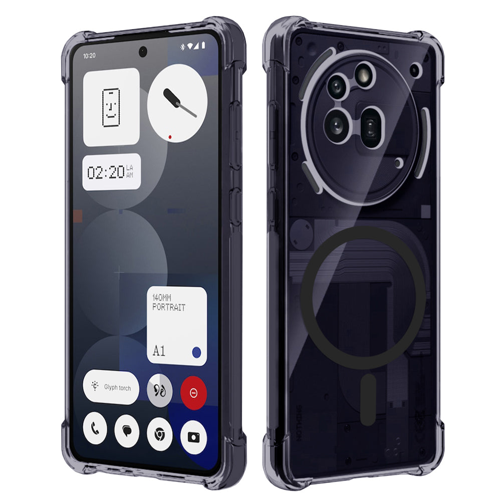 Θήκη MagSafe για Nothing Phone (3a) Pro, Techsuit, Ανθεκτική σε Κρούσεις Διαφανής, Καπνιστή