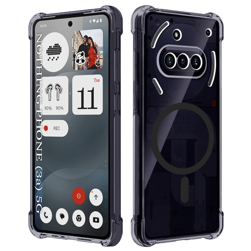 Θήκη MagSafe για Nothing Phone (3a), Techsuit, Ανθεκτική σε Κρούσεις Διαφανής, Καπνιστή