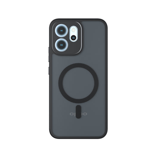 Θήκη MagSafe για Oppo Reno14 FS 5G / Reno14 F, Techsuit, PureFrost, Μαύρο Σατινέ