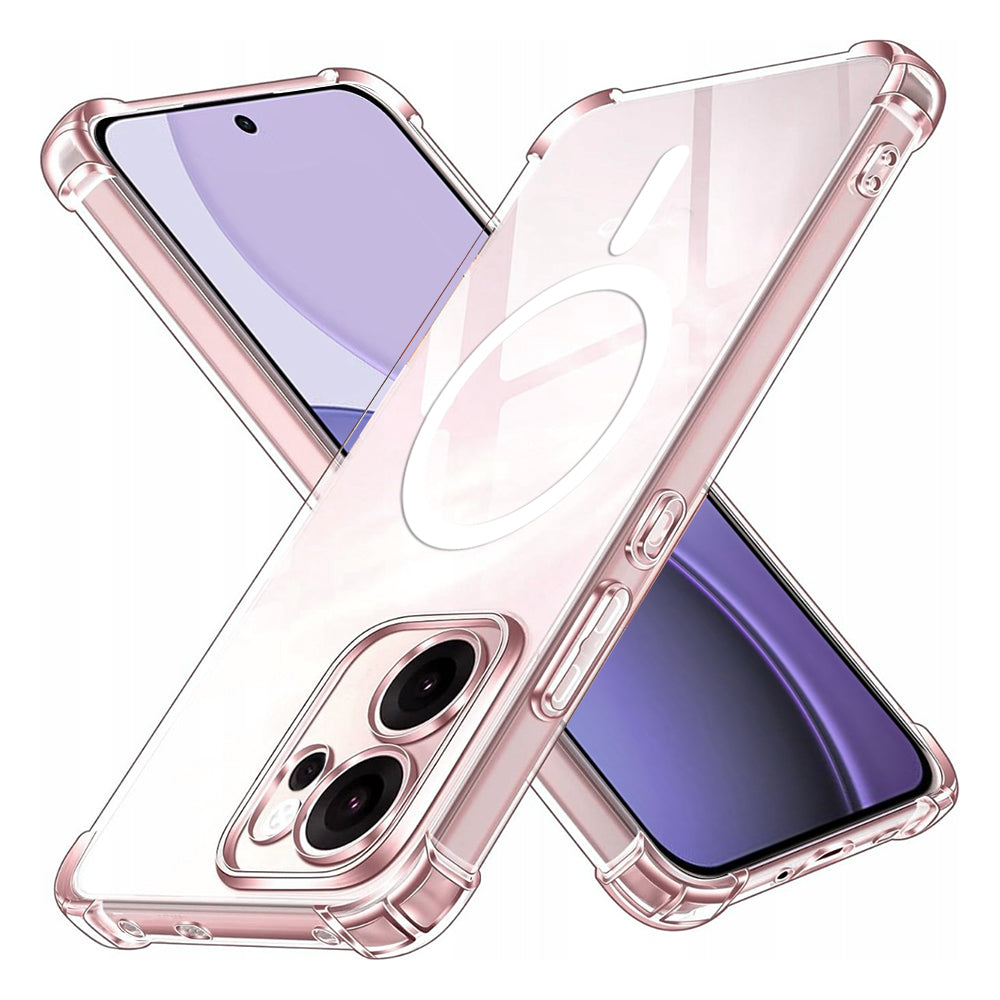 Θήκη MagSafe για Oppo Reno14 FS 5G / Reno14 F, Techsuit, Ανθεκτική στα Κραδασμούς, Διάφανη